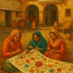 "Hand-embroidered textiles as storytelling mediums in women’s history"